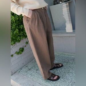 Shaina Mote linen boy trousers